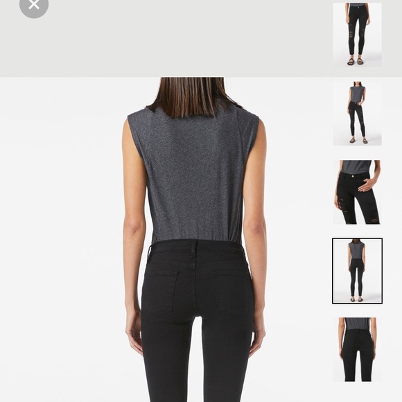 Frame Le Color Ripped Film Nicor Skinny Jeans - Picture 4 of 8